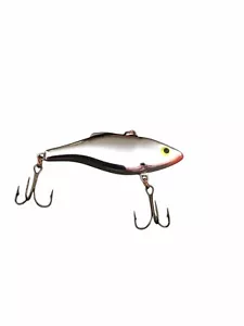 Rapala RNR-7 Chrome and Black Rattlin Rap 2 3/4” 1/2 Ounce - Picture 1 of 3