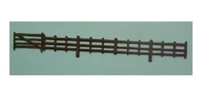 P & D Marsh PDB152 Lineside Fencing & Gates 'N' Gauge Unpainted White Metal Kit - Picture 1 of 7