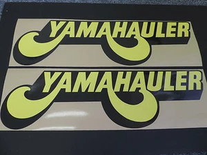 YAMAHAULER TRAILER MISC. LARGE DECAL SET YAMAHA YZ VINTAGE MOTOCROSS - Picture 1 of 1