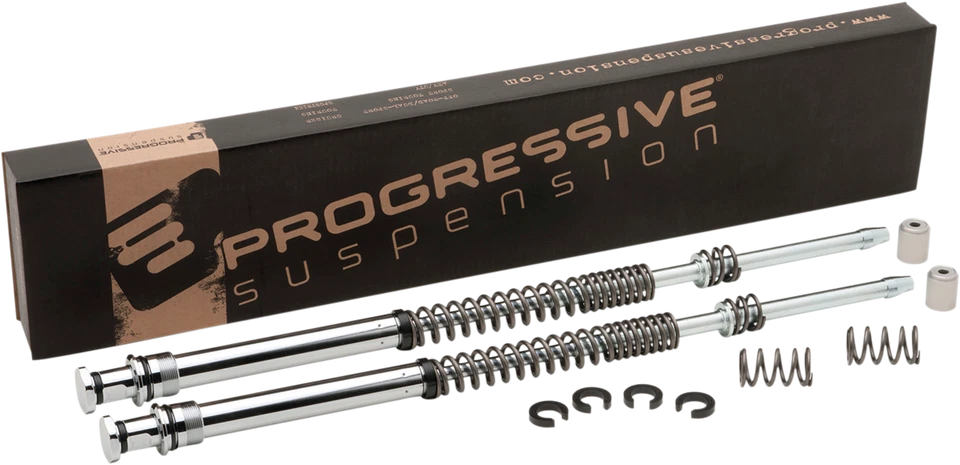Kit de descenso de resorte de horquilla monotubo progresivo 41 mm modelos Harley Touring 97-13 Foto 1 de 1