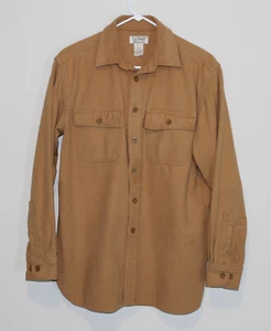 LL Bean Barley Chamois Shirt Traditional Fit Men's Medium - Reg - Picture 1 of 5
