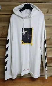 RARE - off-white c/o virgil abloh 'Annunciation' Caravaggio Print Hoodie - XL - Picture 1 of 21