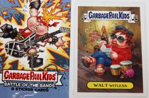 MÜLL EIMER KINDER 2017 B.o.B. Classic ROCK Karte #4b "WALT Witless" + 1 Verpackung - Bild 1 von 4