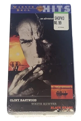 White Hunter / Black Heart (VHS, 1991) Clint Eastwood, Jeff Fahey New Sealed - Image 1 of 4