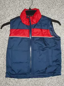 Kinder Pufferweste Oberbekleidung marineblau rot ärmellose Jacken Mäntel Westen Größe 6 - Bild 1 von 3