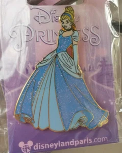 Cinderella ball gown Princess Disney L Paris Dlrp Dlp 2015 Glitter Pin Sold Out - Picture 1 of 2
