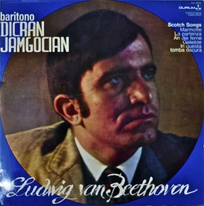 BEETHOVEN: Scotch Songs, Dicran Jamgocian, Baritone-NM1969LP ITALIAN IMPORT - Picture 1 of 1