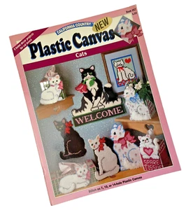 Plastic Canvas Cats California Country Booklet 9 Patterns / - Picture 1 of 5