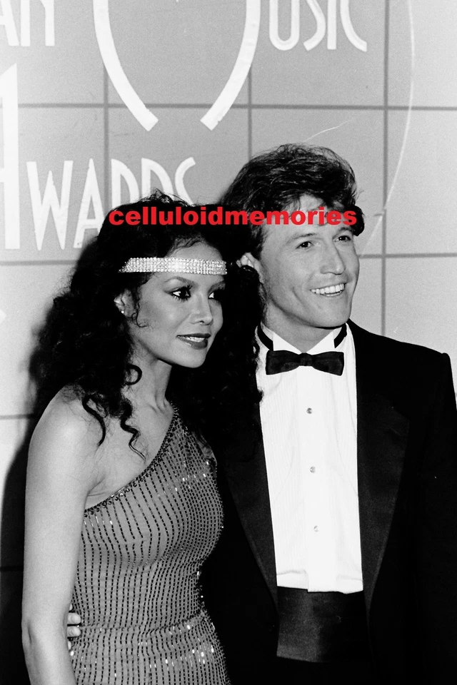 Original 35mm Negative Andy Gibb & LaToya Jackson American Music Awards 1-16-84 - Image 1 of 1