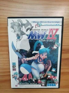 Sega Mega Drive MONSTER WORLD IV 4 Nintendo Super Famicom Game Japanese used - Picture 1 of 12