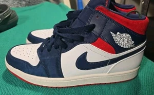 2020 Air Jordan 1 Mid SE ‘Olympic’ 852542-102 US Men Size 10 Used - Picture 1 of 22