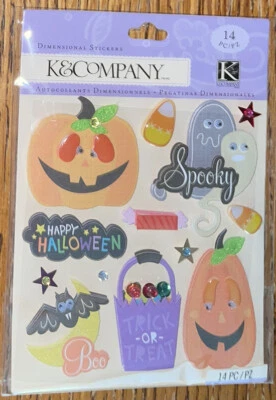Álbum de recortes de caramelos truco o trato fantasma calabaza feliz Halloween de K&Company Foto 1 de 3