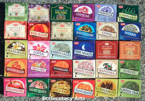 Conos de incienso dobladillo colección de fragancias para el hogar - aromas populares de incienso - tú eliges Foto 1 de 1