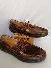Cosyfeet Deck Shoes size 12.5 extra roomy  brown leather Will 