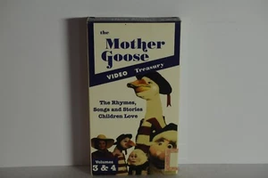 The Mother Goose Video Treasury, Vol. 3 & 4, Children animated video, VHS tape - Picture 1 of 4