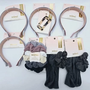 19 Piece Scunci Lot Headwraps Pink Purple Headbands Sceunchie - Picture 1 of 9