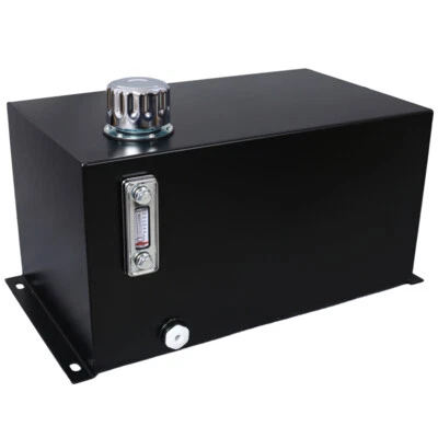10 Gal Hydraulic Steel Fluid Tank Fuel Tank Reservoir Gasoline Transfer Tanks - Image 1 of 4