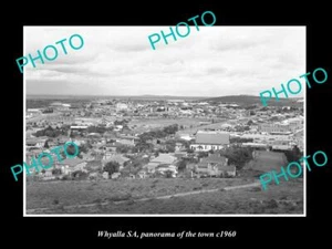 OLD 8x6 HISTORIC PHOTO OF WHYALLA SOUTH AUSTRALIA PANORAMA OF THE TOWN 1960 2 - Picture 1 of 1