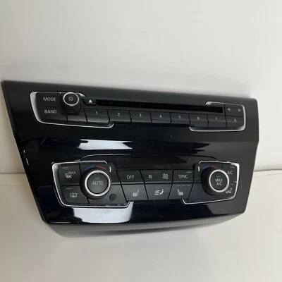 BMW X1 2017 TABLERO CLIMATIZACIÓN CLIMATIZACIÓN CLIMATIZACIÓN INTERRUPTOR Y REPRODUCTOR DE CD fabricante original Foto 1 de 4