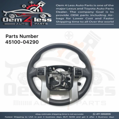 Volante Toyota Tundra 2014, 2015, 2016, 2017 2018 a 2021 OEM 45100-04290 Foto 1 de 4