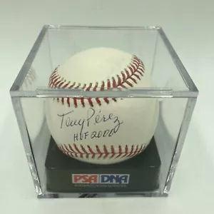Tony Perez HOF 2000 Signed MLB Baseball PSA DNA Graded GEM MINT 10 - Picture 1 of 5