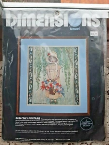DIMENSIONS Crewel Kit 1297 Rebeccas Portrait Neu in Verpackung Mädchen Jessie Willcox Smith  - Bild 1 von 9