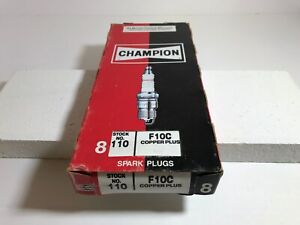 Champion "F-10C" spark plugs Box of (8)  Ford/KenWorth - Trucks & Buses LOOK!!!