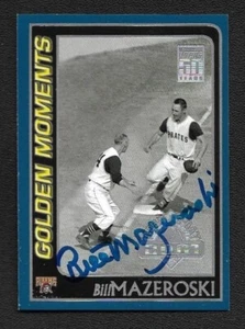Bill Mazeroski Signed Autograph 2001 Topps Golden Moments 1960 World Series Card - Picture 1 of 2