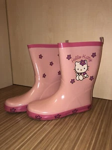 Gummistiefel Hello Kitty Mädchen Gr. 36 rosa pink Blumen sehr guter Zustand - Bild 1 von 3