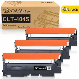 PACK de 3 tóner premium CLT-K404S para Samsung Xpress C430 C430W C480 C480FW C480W BK - Imagen 1 de 6