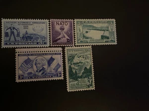 US Stamp Scott # 1007-1011...mint Not Hinged...5 Stamps - Picture 1 of 2