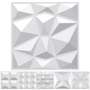 24/36 Waterproof PVC 3D Wall Panels Fireproof Peel Stick Wallpaper 23/35 Sq Ft - Picture 1 of 35