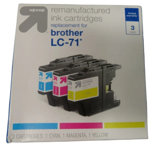 UP & UP Remanufactured Ink Cartridge Replacement FOR Brother LC-71 - COLOR CMY - Image 1 of 1