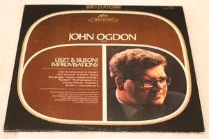 John Ogdon Liszt & Busoni Improvisations 12" US VG+ LP Seraphim S-60088 Romantic - Picture 1 of 6