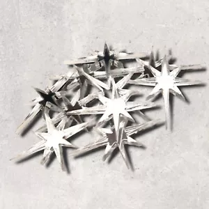 Juegos de Elaboración de Estrellas de Navidad, Paquete 10 - Muchos colores/tamaños, Grabado/aros - Imagen 1 de 6