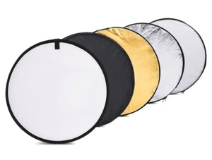 Ombar 24”/60 Cm 5-in-1 Photo Studio Multi-Disc Collapsible Light Reflector NEW - Picture 1 of 11