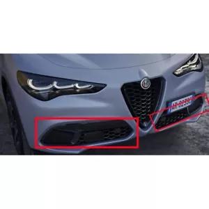 Kit Griglie Laterali Tappo Radar Alfa Romeo Stelvio Restyling My23 Originali - Bild 1 von 3
