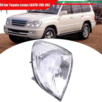1 carcasa de lámpara de señal de giro de esquina lateral derecha para Lexus LX470 1998~2006 2005 2004 Foto 1 de 4