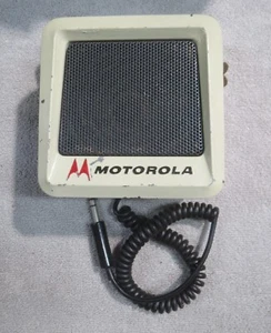 Vintage 1960s Motorola Police/Ham Radio Speaker w/bracket. Tested. - Picture 1 of 6