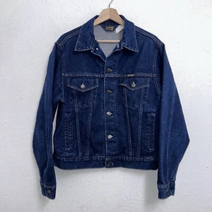 Vintage Wrangler 7412OPW Denim 14 Oz Jacket Size 42 - Picture 1 of 8