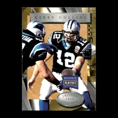 Kerry Collins 1996 Playoff Trophy Contenders Carolina Panthers #60 R327E 64 - Image 1 of 2