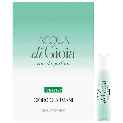 NUEVO GIORGIO ARMANI AQUA DI GIOIA EAU DE PARFUM SPRAY INTENSO MUESTRA .04 FL OZ Foto 1 de 3