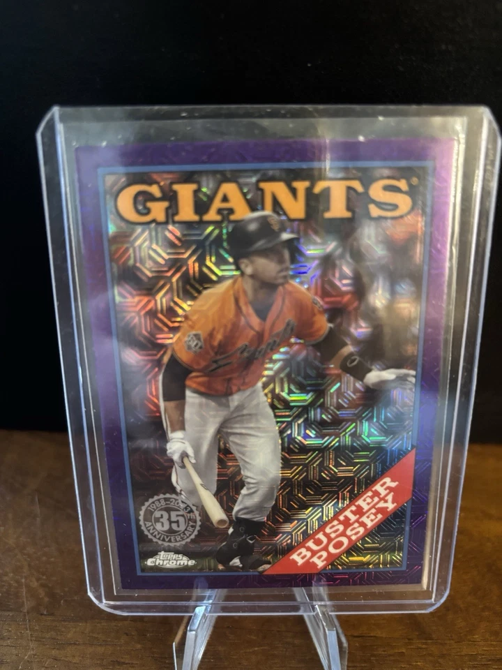 Mojo púrpura Topps Silver Pack Buster Posey T88C-52 2023/75 Foto 1 de 1