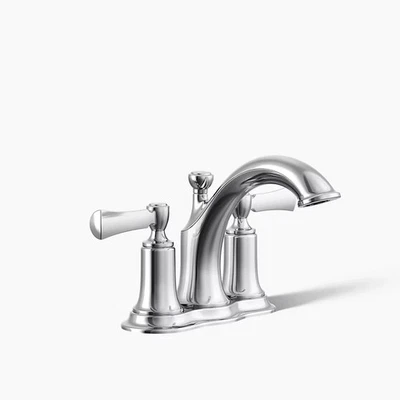 New- Elliston Kohler 4" Centerset Bathroom Faucet Brushed Nickle Finish