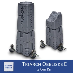 Triarch Obelisks E | Vharaq | Necron Terrain Scenery for Tabletop Wargaming - Picture 1 of 13