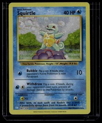 Trading Card Game Classic #001/034 Squirtle - Image 1 of 2
