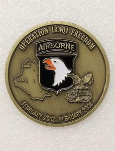 Challenge Coin 197: 101st Airborne Div, Operation Iraqi Freedom - 2003 - Picture 1 of 2