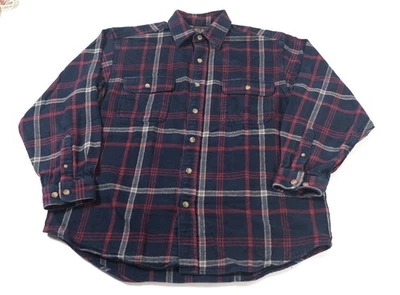 Vintage Moose Creek Heavyweight Flannel Red Blue Plaid Size XL - Image 1 of 4
