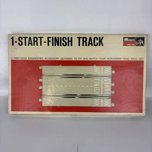 MONOGRAM 1:32 Straight Stock Start Finish Track RS3027 Rare Grey - NEW Free Ship - Picture 1 of 10