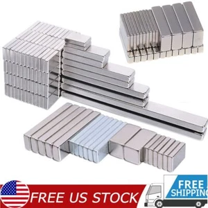 Super Strong Block Fridge Magnets Rare Earth Neodymium Magnet Small Large N52 - Picture 1 of 22